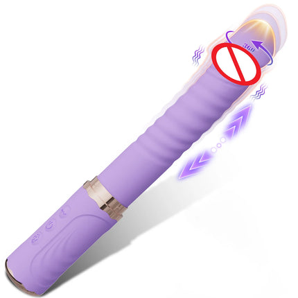 Thrusting Dildo Vibrator Female G Spot Clitoral Stimulator Adult Product with 5 Thrusting 10 Vibration Modes Sex Toy for Women