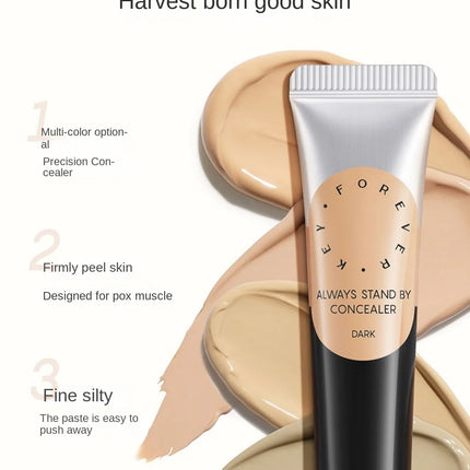 Foreverkey Concealer Foundation Makeup For Dark Eye Circles Pimple Mark Long Lasting Smooth ALWAYS STAND BY Concealer Cream
