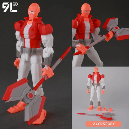 9L3D Printed Superheroes Invincible 2.0 Anime Multi-Jointed Shapeshift Toys Action Figures Mannequin Model Ornaments Gifts
