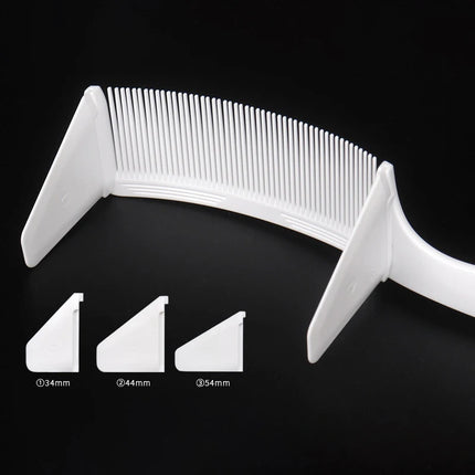 1 piece of new professional barber hair cutting curved positioning comb heat-resistant flat top comb Special for real hair wigs