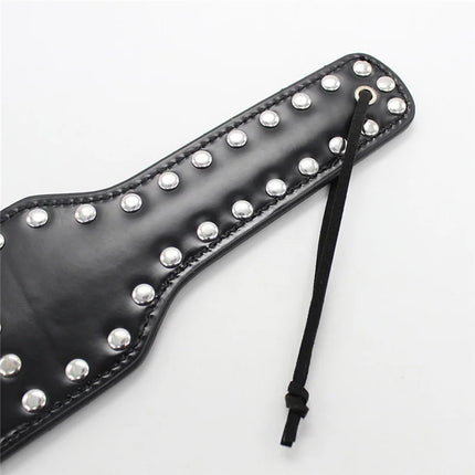 42cm PU Rivets Fetish Bondage Sexy Whip Flogger Bdsm Sex Toys For Couples Spanking Paddle Sexy Policy Knout Adult Cosplay Games