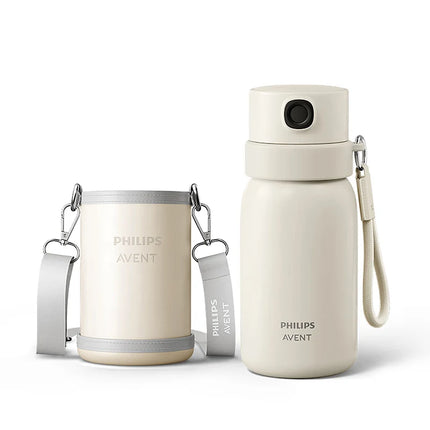 Philips 560ml Insulated cup, children's insulated cup,Safe water cup with fingerprint unlock and water temperature display