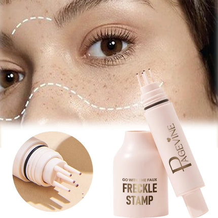 5-Point Freckle Stamp Pen Natural-Looking Waterproof Liquid Freckles Quick-Dry Effortless Air Cushion Tip Dot Spot Application