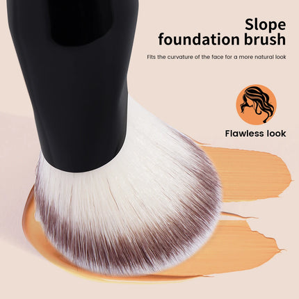MAANGE Contoured Foundation Brush Foundation Makeup Brushes Face Brush For Liquid Or Cream Foundations Makeup Tool for Beauty