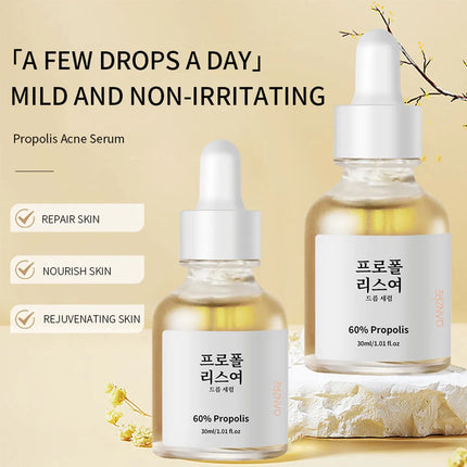 Propolis And Salicylic Acid Acne Treatment Essence, Pore Refining Essence, Glutathione And Niacinamide For Brighter Skin