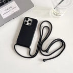 black / For iPhone 14 Pro Max / Case & Strap|silicone