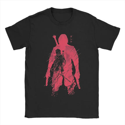 Classic Game DMC Devil May Cry Vergil Peripherals for Fans Tee Women Men Fashion Cotton T-Shirt Round Collar Oversize Casual Top