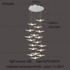 18 heads / warm light