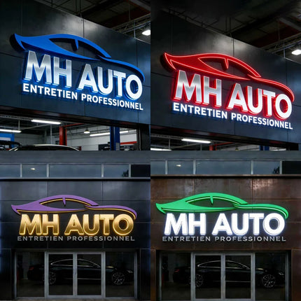Custom Business Large 3D  Sign Led Letter Illuminated Sign Backlit Logo for Beauty Dental Clinic Mobile Repair Store
