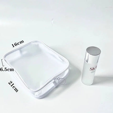 20Custom Waterproof Storage Bag Portable Cosmetic Pvc Bag  Handbag Toiletry Bag Minimalist Transparent Makeup Bag Travel Washbag