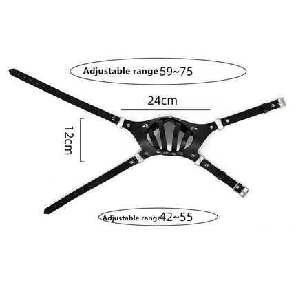 Dog Slave Leather Half Face Muzzle Mask Adult Games Sex Toys for Men Gay Puppy Play BDSM Bondage Restraint Fetish Rivets Hood