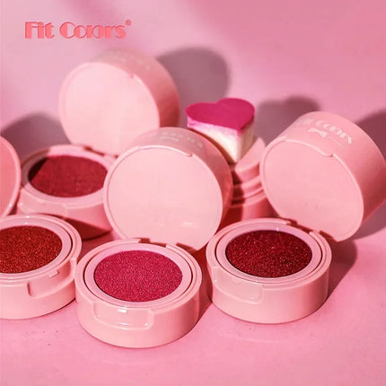 Heart Blush Stick Sponge Stamp Facial Blush Waterproof Brightening Face Contouring Shadow Blusher Tint Cheek Korean Cosmetics