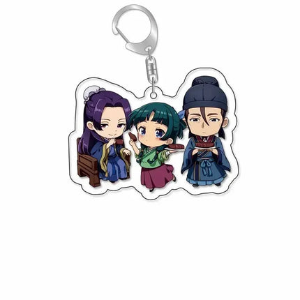 Anime The Apothecary Diaries Acrylic Keychain Cute Maomao Figure Keychain Keyring for Bag Backpack Accessories Gift
