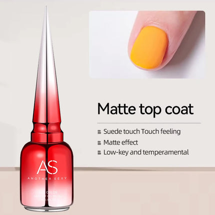 AS 15ml Solid Eggshell Gel Polish Semi Permanent Gel Nail Polish Lamp Varnish Soak Off UV Gel Nail Art Manicure Top Coat