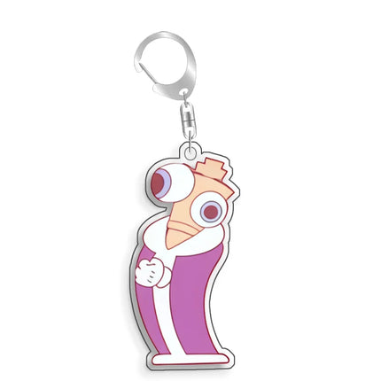 For The Amazing Digital Circus Jax Pomni Ragatha Gangle Acrylic Selfmade Cute Cartoon Anime Keychain Pendant Toy Gifts 5cm