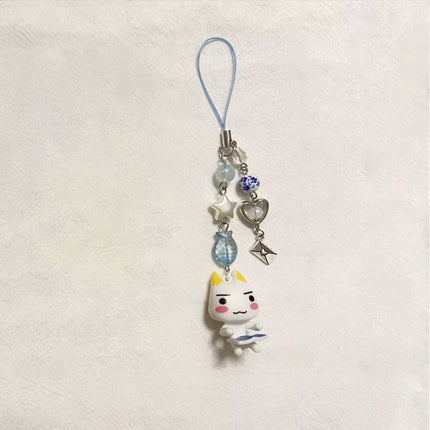 Toro Inoue charms cute Keychains|Cute Cat Bag Charm|Handmade Animal Keychain | Gift For Her