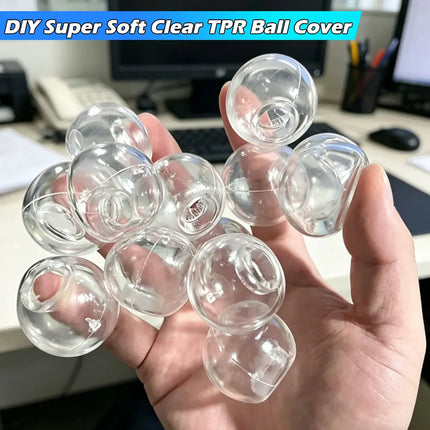 1/10PCS Sphere Jewelry TRP Casting Molds Tools DIY Empty Ball Skin Handmade Ball Decompression Slow Rebound Toy