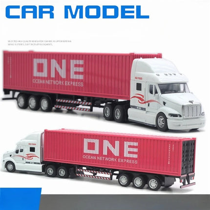 1/48 Big Size Container Truck Removable Windup Toy Children Gift