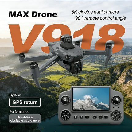 Lenovo  Drone GPS RC 8K Professional HD Aerial Photography Laser obstacle avoidance Aircraft Quadcopter Three-axis gimbal Dron