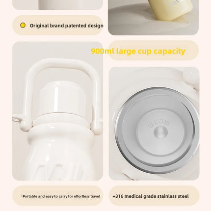 Portable Insulated Coffee Cup | Trendy Milk Bottle Design