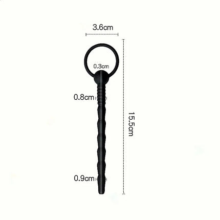 Hollow Silicone Urethral Plug Sound For Prostate Massage And Urethra Dilation As Mens Masturbator With Urethral Stimulator