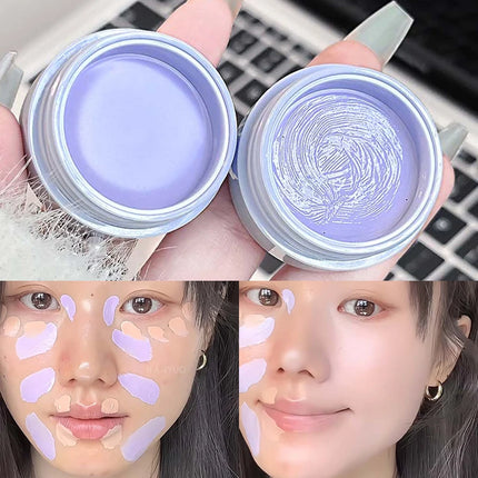 6-color Multi-purpose Cream High Coverage Concealer Cover Tear Groove Brightening Skin Tone Low Saturation Natural Blush Makeup