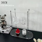 30cm Oval Clear