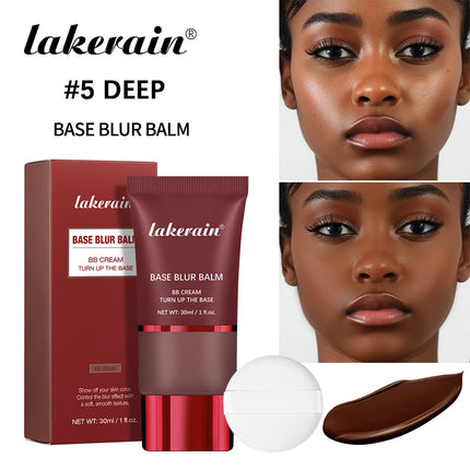 Liquid Foundation And Puff Makeup Set Lightweight Waterproof Long Lasting Matte Facial Foundation Cosmetics Woman Makeup
