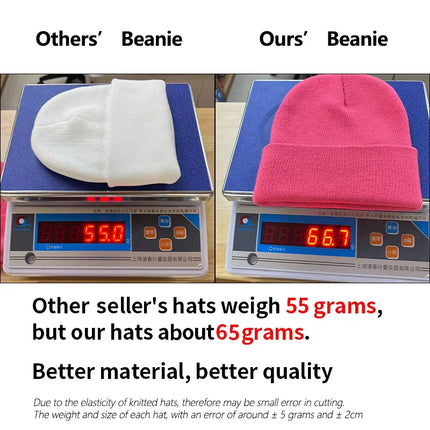 Customized Store New Unisex Winter Casual Hats Hat Women Outdoor Custom Print Logo Text Hat Warm Thick Winter keep warm