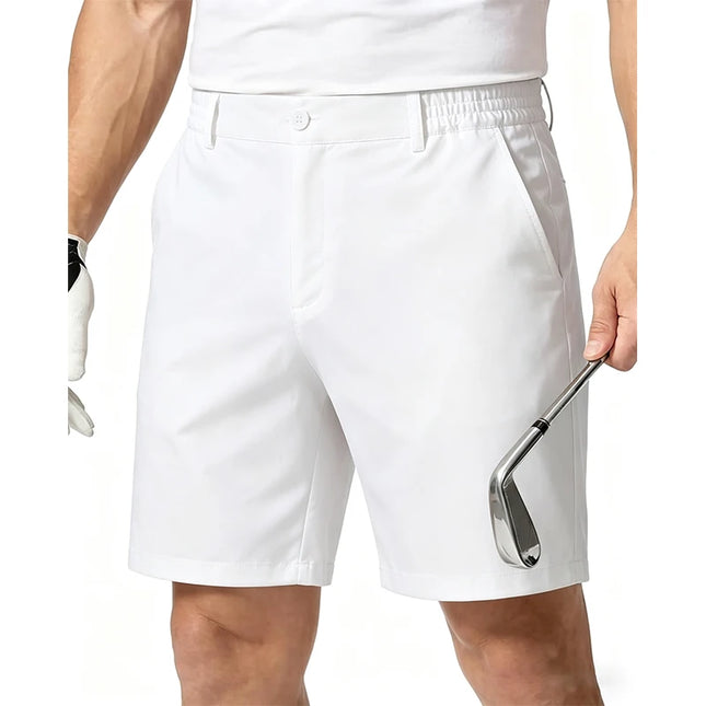 Men 100% Cotton Shorts Summer Business Homme Shorts Casual Fashion High Quality Male Shorts Social Office Short Pants Men