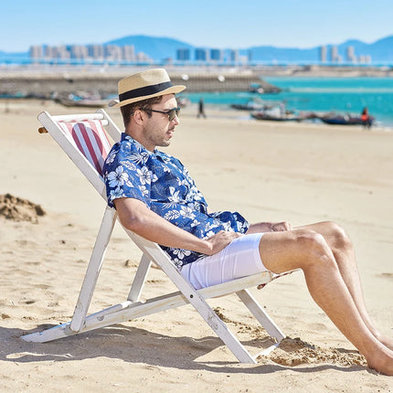 Fashion Mens Hawaiian Shirt Male Casual Colorful Printed Beach Aloha Shirts Short Sleeve Plus Size 5XL Camisa Hawaiana Hombre