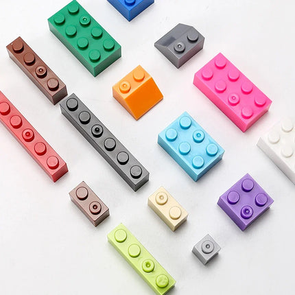 125g/250g DIY Building Blocks Bulk Set City Classic Bricks Colorful Assembly Creative Toy Educational Interactive Toy for Kids