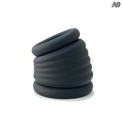 Man Male Penis Lock Cock Ring Bondage Erection Ball Ring Delay Ejaculation Reusable Enlargement Ball Stretcher Sex Toy