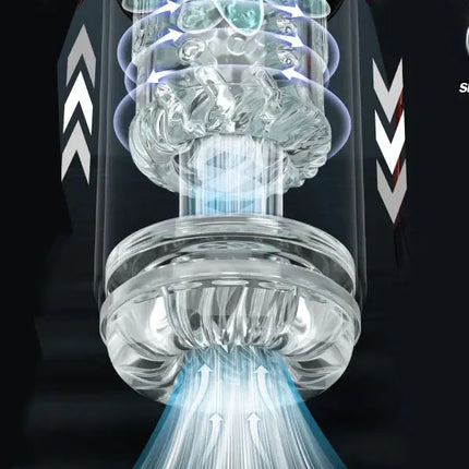 New LCD Automatic Male Mastubator Penis Pump With 7 Vibrating Rotating Thrusting & Licking Modes Pocket Pussy Sex Toys for Men