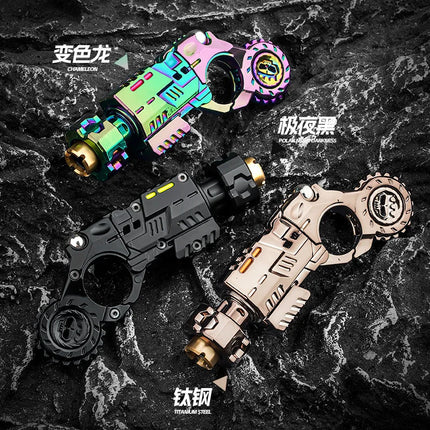 EDC Metal Multi Playability Ratchet Flip Antistress Toy Gun Ejection Shell Stress Relief Fidget Spinner Fidgeting Toys Gifts