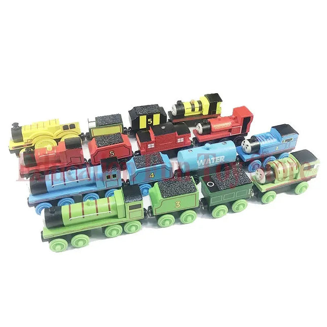 Thomas and Friends Exquisite Wooden Magnetic Donald Douglas Percy Gordon Jasmine James Set Train Educational Toy Birthday Gift