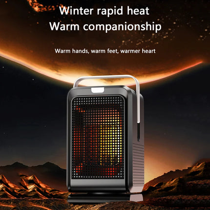 Portable Desktop PTC quick heating shaking head electric both cooling and heating small household With Remote Control 110V/220V