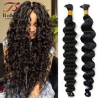Black / 1 Bundle 16 inch / 100g|Remy Human Hair