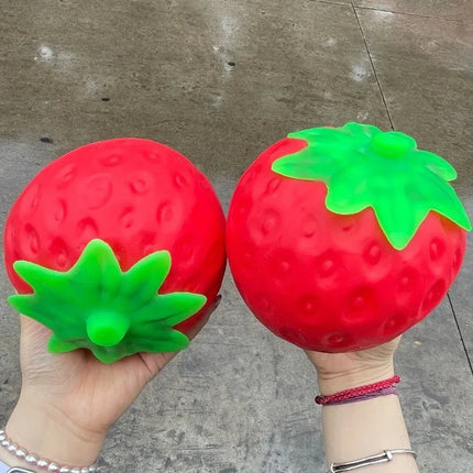 Super Jumbo Strawberry Squishy Toy Slow Rising Simulated Strawberry Antistress Anti-Anxiety Fidget Toys for Adults Friends Gifts
