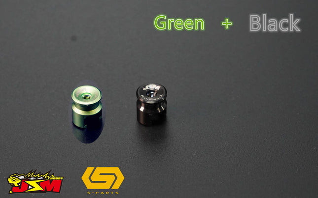JSM Hobby TITANIUM Battery Grips with bullet plugs 4/5mm