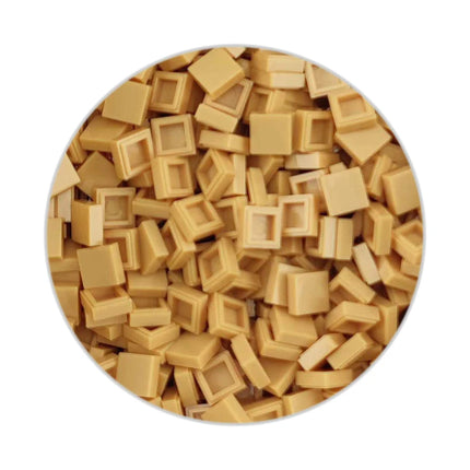200/330/660pcs MOC Pixel Particles Plate Smooth 1x1 DIY Building Blocks Flat Square Bricks Halloween Christmas Children Toy 3070
