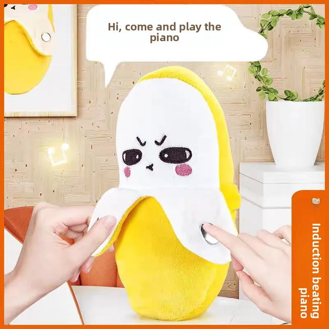 1 Type of Fruit-Sensing Rhythm Piano, Banana-Style Musical Plush Toy, Which Can Be Used for Interactive Rhythm Playing for Two People, or for Solo Play You Need to Bring Your Own 3 Aa Batteries, Which Are Perfect for Couples'