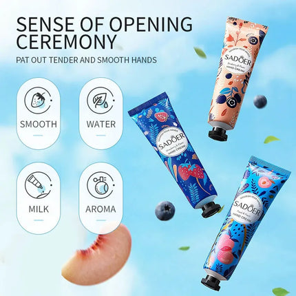5/10PC Hand Cream Moisturizing Repair Hand Care 30g Anti Dry Hand Lotion Anti-crack Fruity Floral Fragrance Smooth HydratingSkin