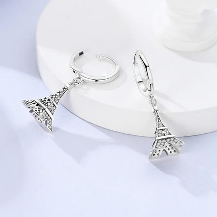 925 Sterling Silver Earrings Women 2025 Jewelry Hoop Ear Studs Sparkling Pave Earring Wedding Gift For Anniversary
