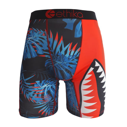 ETHIKA 1Pcs Men Underwear Boxers Breathable Mesh Crotch Man Underpants Plus Size L-3XL Mens Panties Printed Men's Boxers Briefs