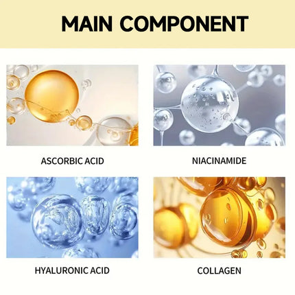 YOUNGCOME Collagen Serum with Vitamin B & Green Tea Extract - Hydrating Face Serum for Moisturizing & Even Skin Tone