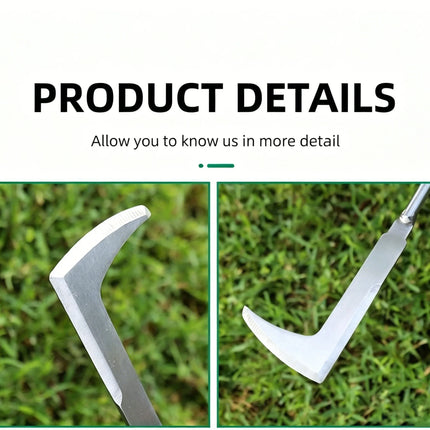 Weed Remover For Courtyard Gaps - An Efficient Seven-Character Stainless Steel Tool For Manual Weed Removal
