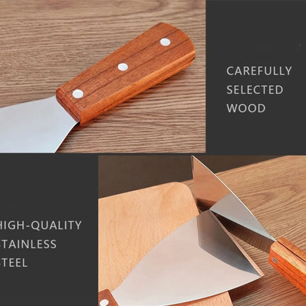 Stainless Steel Spatula and Grill Scraper Non Stick Durable Barbecue Cooking Tools Pizza Shovel Pancake Beef BBQ Utensils