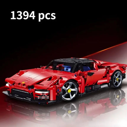 Building Blocks Roadster Technology 1:14 Racing Roadster building blocks Assembly brick vehicle toy gift for boys