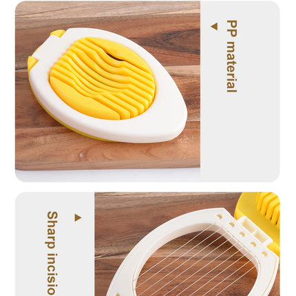1pc Stainless Steel Multi-purpose Egg Cutter Light and Convenient Creative Egg Slicer Egg Divider Kitchen Accessory